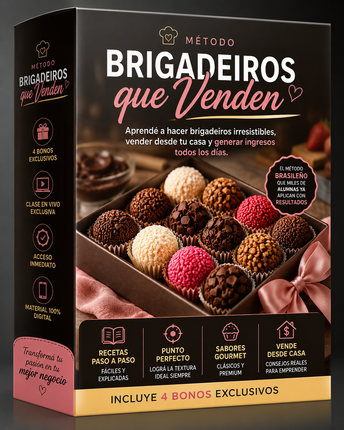 Brigadeiros que se venden +4 bonos